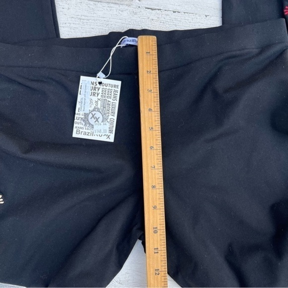 NEW! Brazilroxx‎ Embroidered Multicolor Floral Legging Pants Womens Size XL Boho - Picture 12 of 16